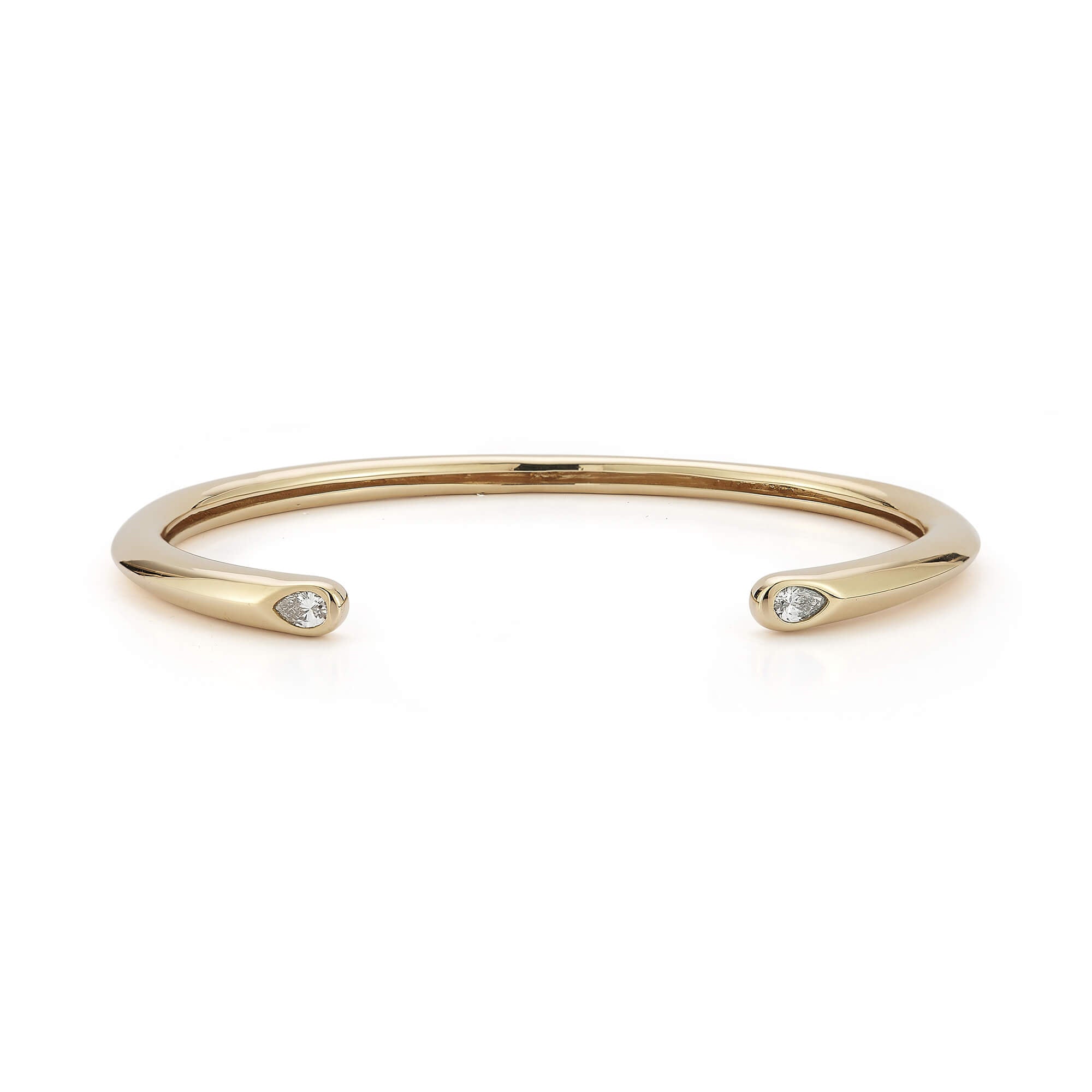 14K Gold Tube Cuff Bracelet Dana Rebecca Designs