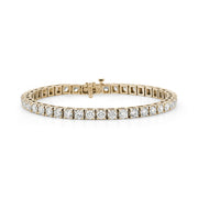 Yellow Gold-1^Diamond Tennis Bracelets DRD 8.00 Ct. Total Weight Tennis Bracelet in Yellow Gold