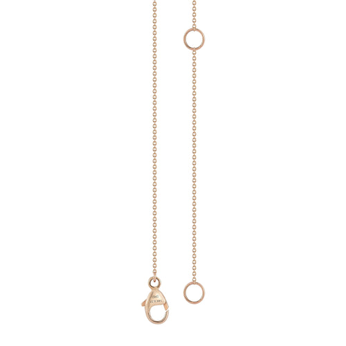 Rose Gold -3^Diamond Pendant Necklaces: Sylvie Rose Disc and Pave Bar Necklace in Rose Gold