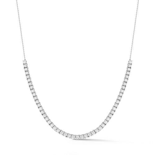 White Gold-1^Diamond Tennis Necklaces: Ava Bea Tennis Necklace in White Gold