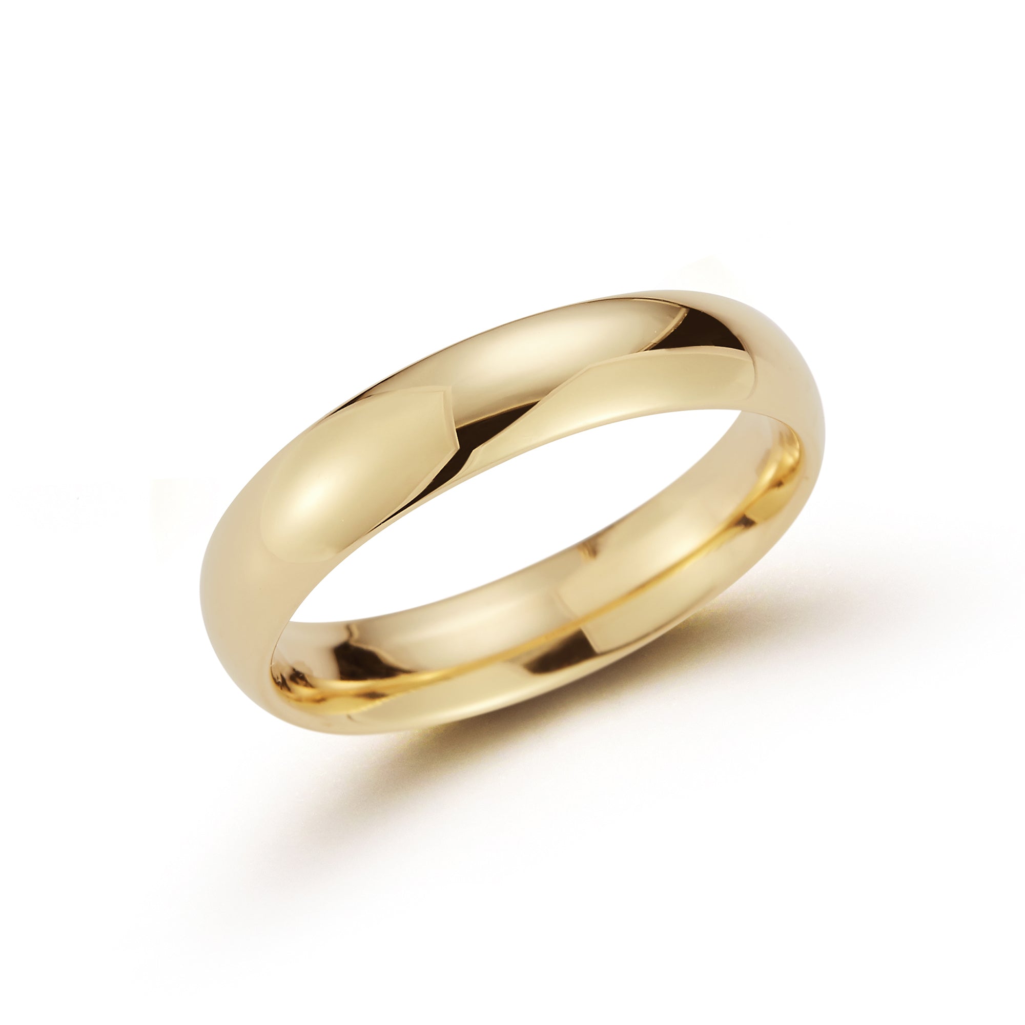 Men's 5mm 14K Gold Wedding Band - Comfort Fit | Dana Rebecca Designs Men's 5mm 14K Gold Wedding Band - Comfort Fit | Dana Rebecca Designs