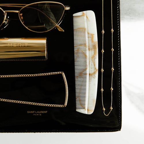 Yellow Gold-4^Designer Diamond Necklaces: Sylvie Rose Cuban Chain Long Bar Necklace in Yellow Gold