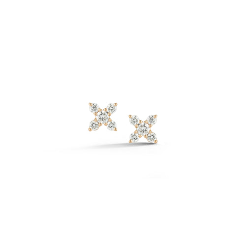 Yellow Gold-1^Designer Stud Earrings: Ava Bea X Studs in Yellow Gold