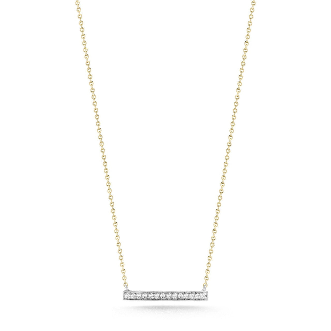 Sylvie Rose Medium Diamond Bar Necklace