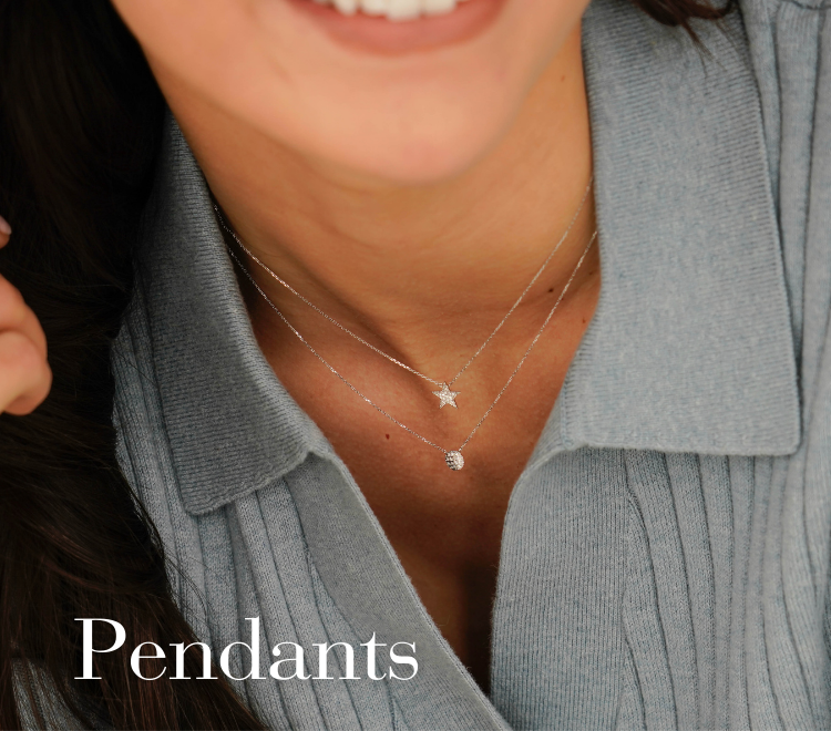 14K Gold Diamond Pendant Necklaces | Dana Rebecca Designs