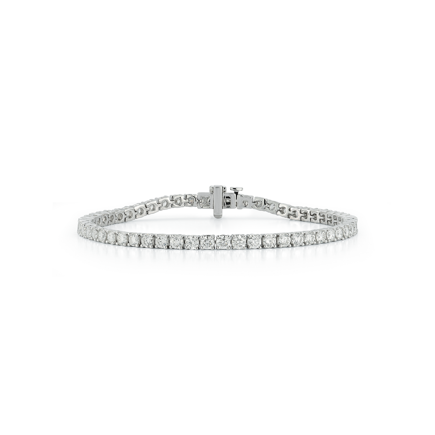 White Gold-1^Diamond Tennis Bracelet in White Gold
