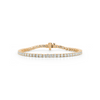 Rose Gold-1^Diamond Tennis Bracelet in Rose Gold