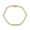 Yellow Gold-1^Designer Diamond Bracelets: Poppy Rae Cuban Chain Bracelet in Yellow Gold