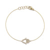 Yellow Gold-1^Diamond Station Bracelets: DRD Diamond Hamsa Bracelet in Yellow Gold