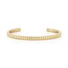 Yellow Gold-1^Gold Cuff Bracelets: Melody Eden Gold Bar Cuff in Yellow Gold