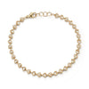 Yellow Gold-1^DRD Heart Link Tennis Bracelet in Yellow Gold