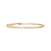 Yellow Gold-1^Diamond Tennis Bracelets: DRD Baguette and Pear Diamond Tennis Bracelet in Yellow Gold