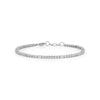 White Gold-1^Diamond Tennis Bracelets: Lulu Jack Baguette and Bezel Tennis Bracelet in White Gold