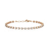 Rose Gold-1^Ava Bea Interval Diamond Tennis Bracelet in Rose Gold