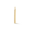 Yellow Gold-1^Designer Gold Necklaces: Melody Eden Gold Bar Charm
 in Yellow Gold