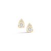 Yellow Gold-1^Teardrop Diamond Earrings: Sophia Ryan Petite Teardrop Studs in Yellow Gold