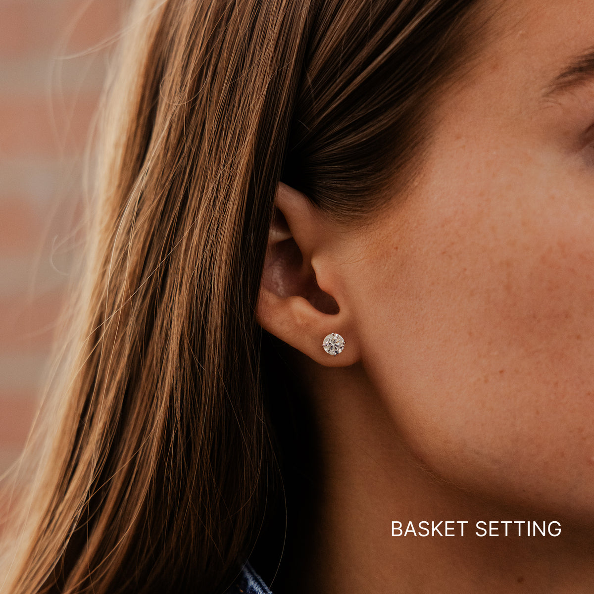 Yellow Gold-2^Diamond Stud Earrings - DRD Diamond Solitaire Studs 1.40 Ct. Total Weight in Yellow Gold