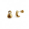 Yellow Gold-1^Diamond Huggie Earrings: Teddi Page Tapered Pear Huggies In Yellow Gold