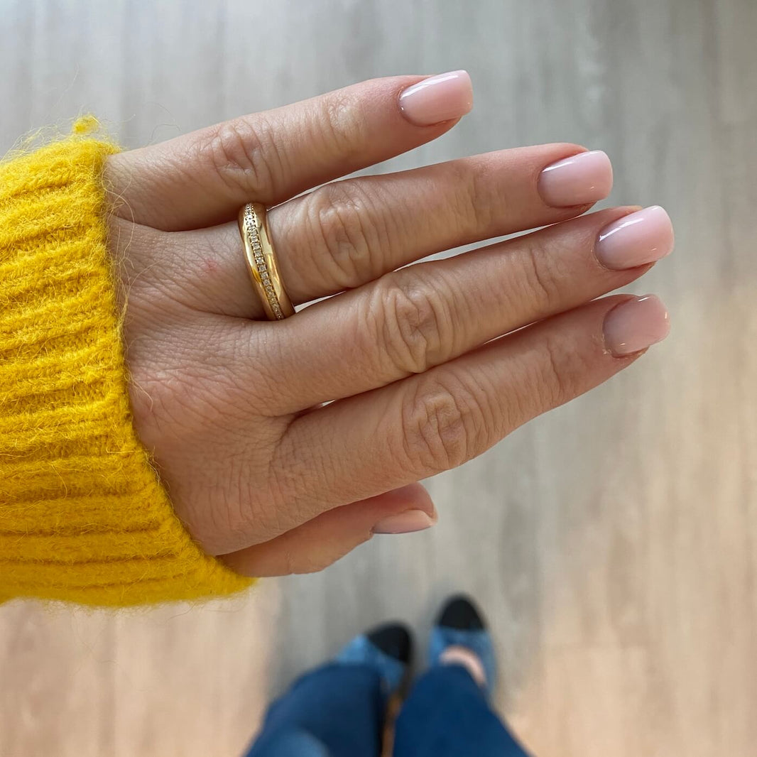 Cynthia Rose Dome Pavé Ring