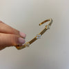Vivian Lily Fluted Cuff Bracelet
