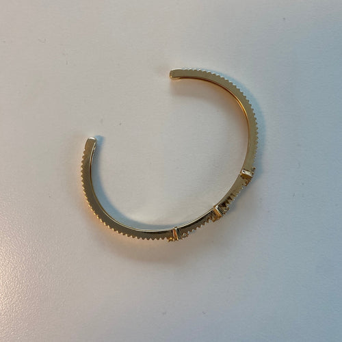 Vivian Lily Fluted Cuff Bracelet