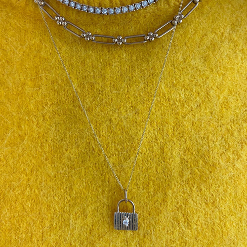 Teddi Paige Fluted Lock Charm
