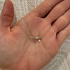 Sadie Pearl Double Baguette Bar Necklace