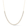 Yellow Gold-1^Diamond Tennis Necklaces: Ava Bea Tennis Necklace in Yellow Gold