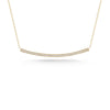 Yellow Gold-1^Diamond Bar Necklaces: Sylvie Rose 14K Yellow Gold & Diamond Long Bar Necklace