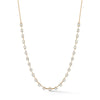 Yellow Gold-1^Diamond Tennis Necklaces: Ava Bea Tennis Interval Necklace in Yellow Gold