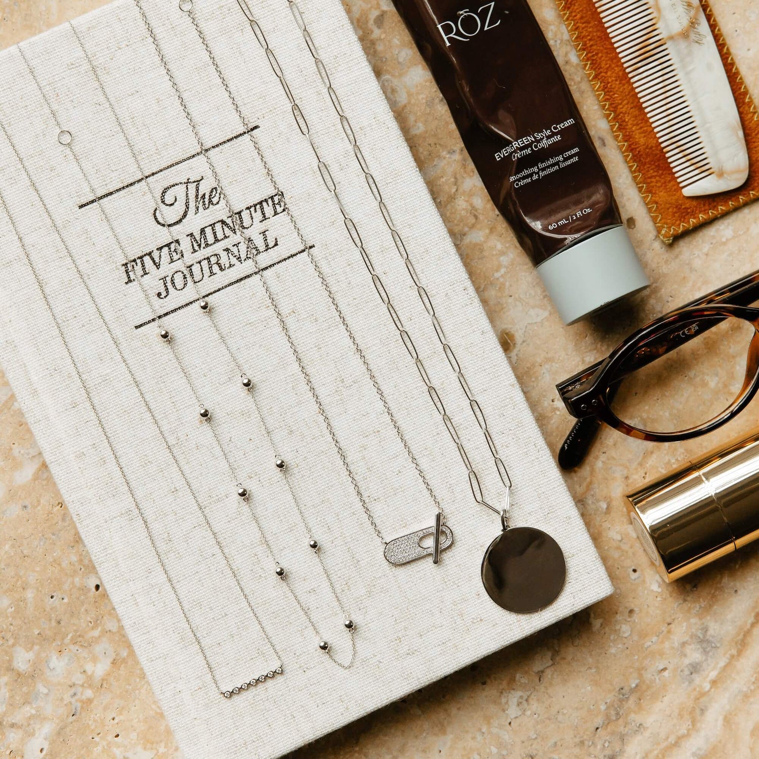 White Gold-3^Diamond Bar Necklaces: Lulu Jack Bezel Bar Diamond Necklace in White Gold