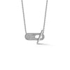 White Gold-1^Designer Diamond Necklaces: Sylvie Rose Pavé Toggle Necklace in White Gold