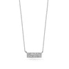 White Gold-1^Diamond Bar Necklaces: Sylvie Rose Large Diamond Bar Necklace in White Gold Thumbnail-only