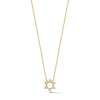 Yellow Gold-1^Designer Diamond Necklaces: DRD Star of David Diamond Necklace in Yellow Gold Thumbnail-only