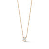Rose Gold-1^Diamond Pendant Necklaces: DRD 0.50 ct. Round Diamond Solitaire Necklace in Rose Gold Thumbnail-only