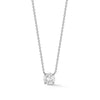 White Gold-1^Diamond Pendant Necklaces: DRD 1.00 ct. Round Diamond Solitaire Necklace in White Gold Thumbnail-only