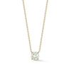 Yellow Gold-1^Diamond Pendant Necklaces: DRD 1.00 ct. Round Diamond Solitaire Necklace in Yellow Gold Thumbnail-only