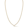 Yellow Gold-1^Diamond Designer Necklaces: Lulu Jack V Tennis Necklace in Yellow Gold