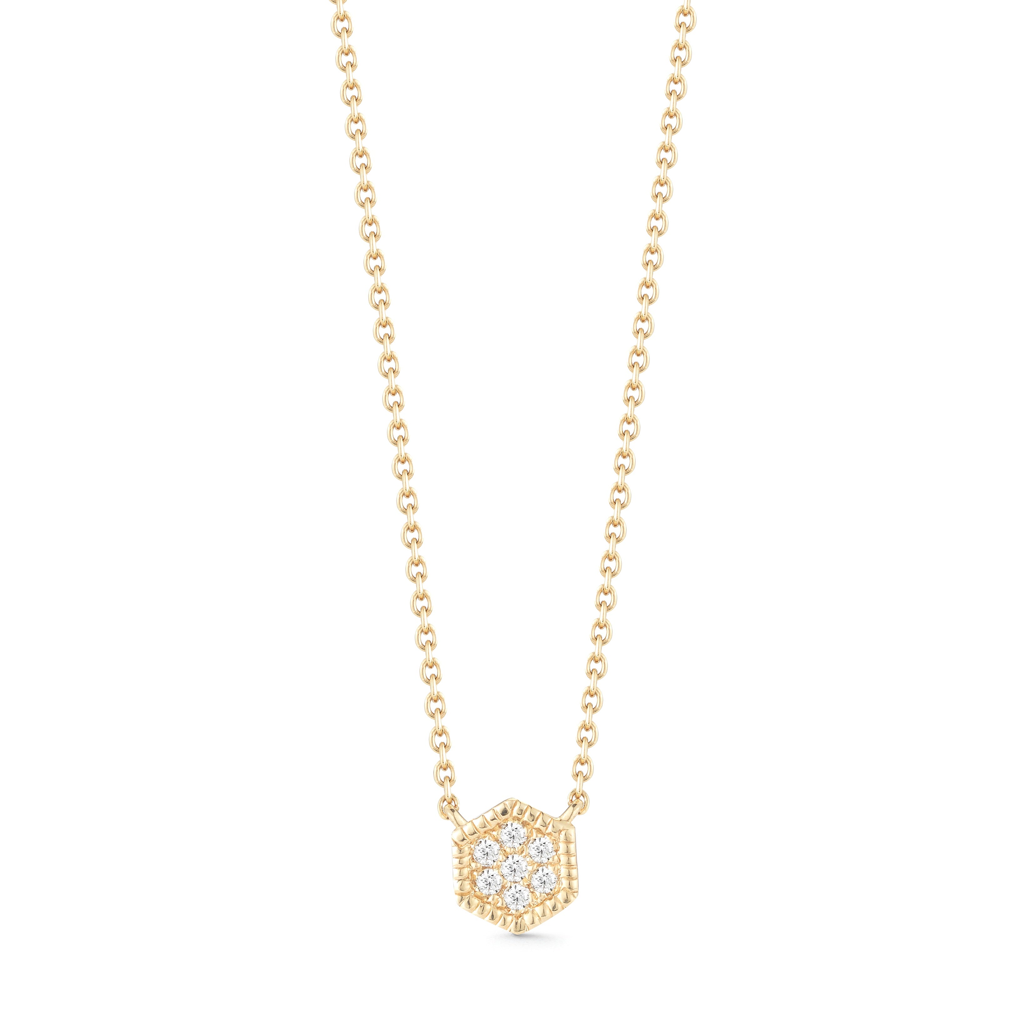 Jennifer Yamina Mini Hexagon Necklace | Dana Rebecca Designs