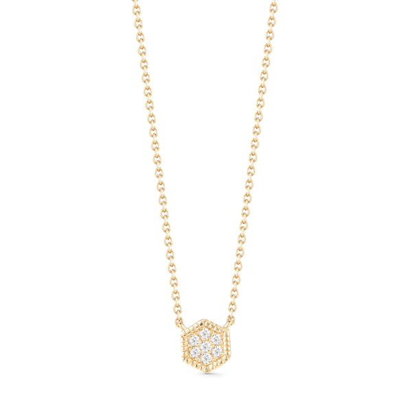 Jennifer Yamina Mini Hexagon Necklace | Dana Rebecca Designs
