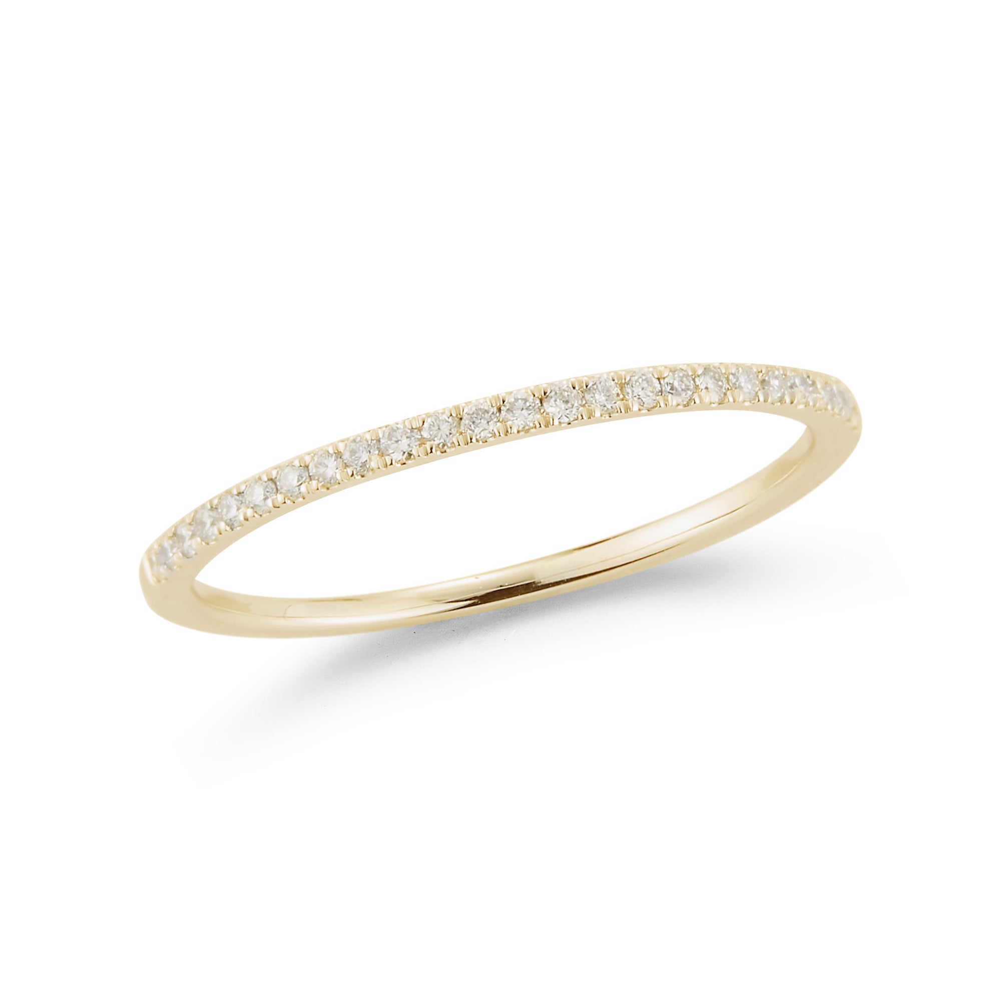 14K Gold Diamond Stacking Rings | Dana Rebecca Designs