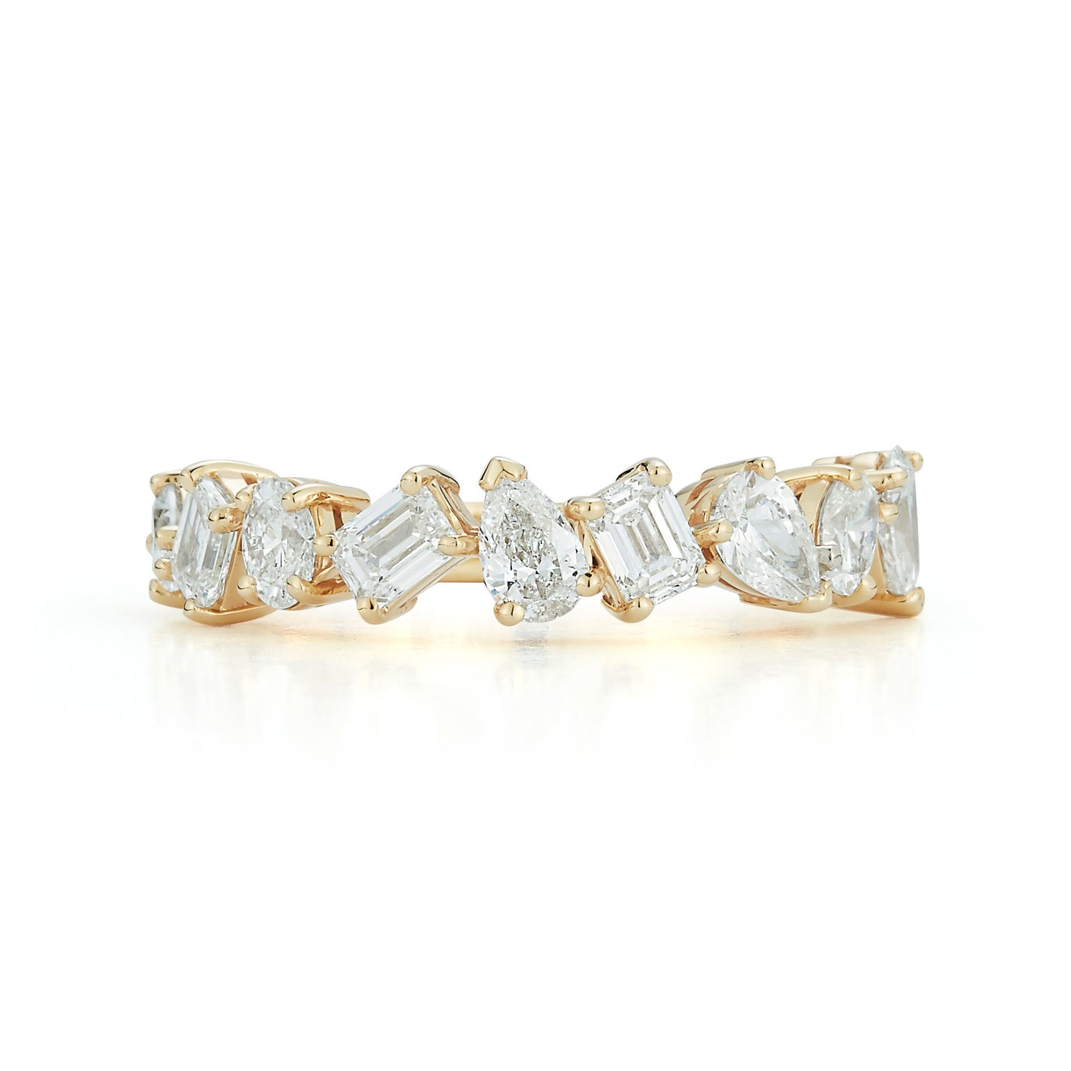 DRD 9 Stone Multi-Shape Ring