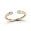Yellow Gold-1^Designer Diamond Rings: Taylor Elaine Inlay Pear Ring in Yellow Gold