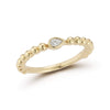 Yellow Gold-1^Designer Diamond Rings: Poppy Rae Bezel Pear Ring in Yellow Gold