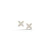 Yellow Gold-1^Designer Stud Earrings: Ava Bea X Studs in Yellow Gold
