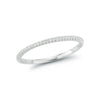 White Gold-1^Eternity Ring Designs: Sylvie Rose Slim Eternity Ring in White Gold