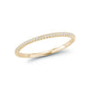Yellow Gold-1^Eternity Ring Designs: Sylvie Rose Slim Eternity Ring in Yellow Gold