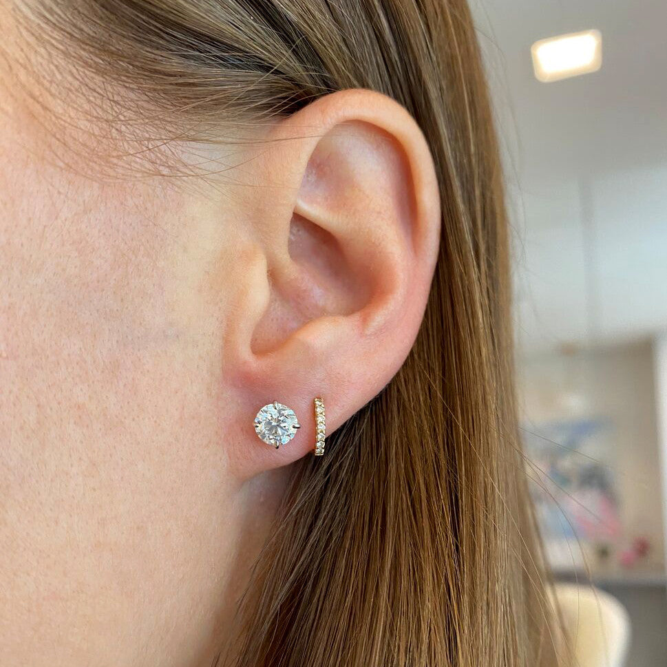 Ctw Diamond Carat Total Weight Diamond Stud Earrings DRD Diamond